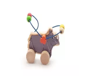 Развивающая игрушка Лабиринт-каталка Слон
